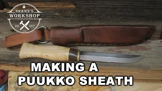 Making A Puukko Sheath
