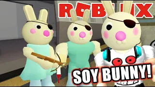 Me Disfrazo de Bunny en Piggy | Cambiamos la Historia de Piggy | Juegos Roblox en Español