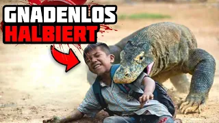 Dieser Junge Wurde Von Einem Komodowaran Vor Seinen Freunden In Zwei Hälften Gerissen!