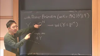 Lorentzian polynomials - June Huh