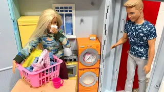 Barbie House Sick Day! Barbie and Ken