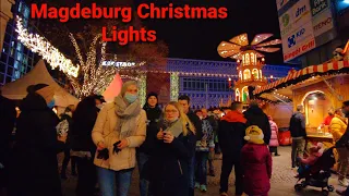 Magdeburg Weihnachtsmarkt 2021 🇩🇪 -  By Walk [4K] Ultra HD | magdeburger weihnachtsmarkt 2g