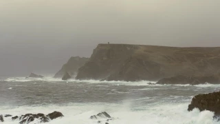 Гроза и звуки океана для сна или учебы | Сильный дождь и бурное море | 4 КБ HD