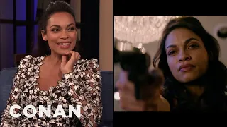 Rosario Dawson Got To Drive A Monster Truck On The Set Of "Zombieland: Double Tap" | CONAN on TBS