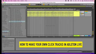 How to Make Your Own Click Tracks in Ableton