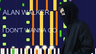 ALAN WALKER - I DON'T WANNA GO (PRO MIDI FILE REMAKE) - "in the style of"