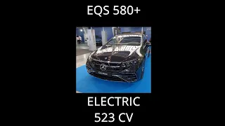 Mercede - Benz EQS 580+: CLASSE S DOS ELÉTRICOS...#shorts