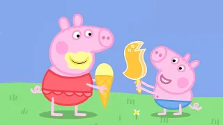 Peppa Pig en Español - Helado con Peppa y George! - Pepa la cerdita