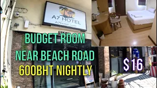 PATTAYA BUDGET A7 HOTEL RIGHT NEXT TO BEACH ROAD 600BHT Nightly *Details in Description*