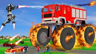 विशाल फायर ट्रक Bigfoot Fire Truck Hindi Kahaniya Comedy Naya Kahani New Stories कहानियाँ New Kahani