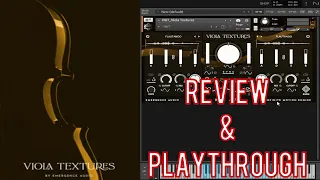 VIOLA TEXTURES by Emergence Audio Review & Playthrough