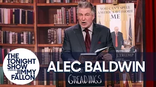 Alec Baldwin Gives a Reading of His Parody Donald Trump Memoir