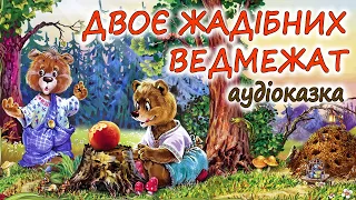🎧 АУДІОКАЗКА НА НІЧ - "ДВОЄ ЖАДІБНИХ ВЕДМЕЖАТ" | Кращі аудіокниги для дітей українською мовою 💙💛