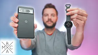 Pixel 8 Pro + Pixel Watch 2 UNBOXING - Google's POWER MOVE!