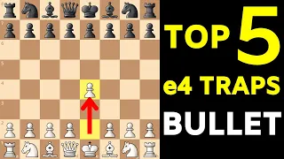 5 BEST Opening Traps for BULLET After 1.e4