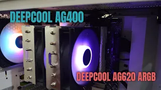 Deepcool ag400 vs ag620 cooler test
