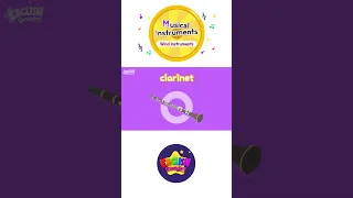 Kids vocabulary - Musical Instruments _Wind Instruments - English educational video #shorts