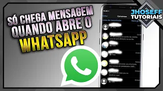 Whatsapp só recebe mensagens quando o aplicativo é aberto - Como resolver!