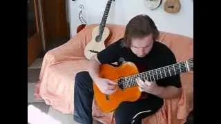 Russian Romance Дремлют плакучие ивы 7-strings guitar-played by Maxim Lysov