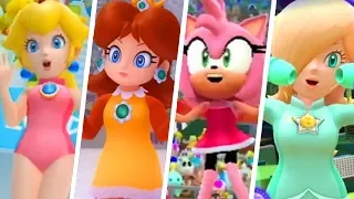 Evolution of Girls in Mario & Sonic at the Olympic Games (2007 - 2018)