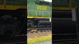 Reading & Northern GP38-2 2012 Diesel Locomotive Coming out of Port Clinton Station!#readingrailroad