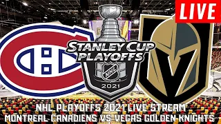 Montreal Canadiens vs Vegas Golden Knights Game 2 LIVE | NHL Stanley Cup Playoffs Stream PlayByPlay