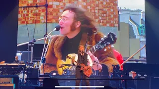 “I’ve Got a Feeling” Paul McCartney live, with footage of John Lennon 2022