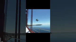 Flyby over Golden Gate Bridge at Mach 10 speed #shorts