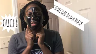 Charcoal Face Mask And Noxzema Facial Routine