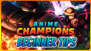 5 Beginner Tips for Anime Champions Simulator - Final Sneak