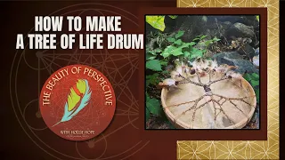 How to make a tree of life tie frame drum