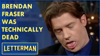 Brendan Fraser Technically Died On The Set Of "The Mummy" | Letterman