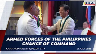 AFP Change of Command and Retirement Ceremony in honor of General Andres Centino PA 07/21/2023