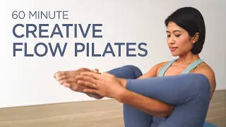 60 minute Creative Flow Pilates | Pilates Live Workout