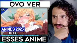 NOVOS ANIMES DE OUTUBRO 2023 | Guia de Temporada | Leozin React