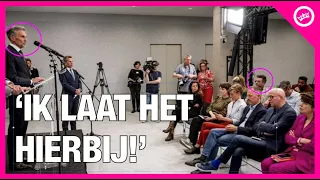 Premier i.o. DICK SCHOOF spreekt VOOR HET EERST de natie toe (en geeft Tom Staal GEEN antwoord)