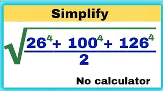 a nice square root question | how to simplify roots | no calculators allowed