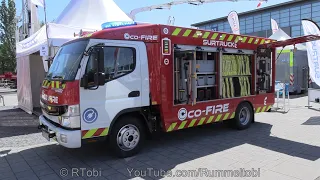 Spanish small electric fire engine – Mitsubishi Fuso eCanter/ Surtruck – Interschutz 2022, Germany
