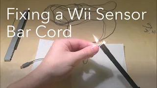 Can I fix a wii sensor bar with a broken cord?
