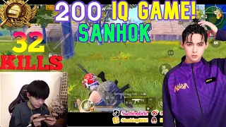 NOVA Paraboy-200 IQ Game Play In Sanhok |32-Kills PUBG MOBILE |(#Novaparaboy number-1 PUBG Player)