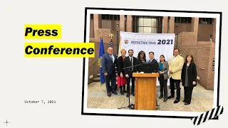 Los Angeles County Citizens Redistricting Commissioner: Entire Press Conference - Broad Camera Angle