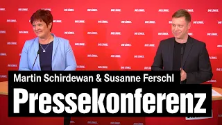 Pressekonferenz mit Martin Schirdewan und Susanne Ferschl