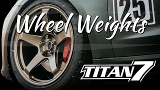 Titan 7 forged wheel weights, full reveal, for the Model 3 and Y!!!!!!