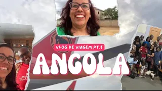 Vlog: viagem para a Angola - parte 1 (aeroporto + voo + chegada em Luanda, Angola + testemunho)