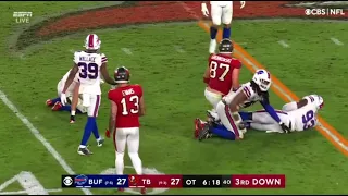 Final minutes from an insane ending Bills vs Bucs on overtime