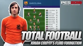 PES 2019 | Johan Cruyff ''TOTAL FOOTBALL'' Fluid Formation