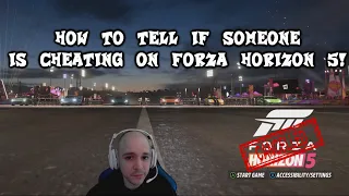 How to tell if someone is cheating online on Forza Horizon 5!