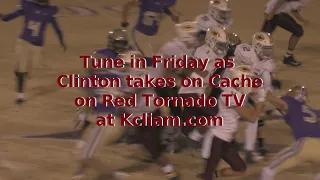 Red Tornado TV Presents The Clinton Red Tornadoes vs The Chickasha Chicks Football Game Highlights.