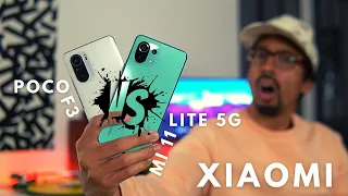 XIAOMI MI 11 LITE 5G VS POCO F3 : Duel de titans !! Lequel choisir ??