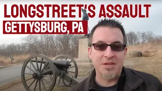 In the footsteps of Longstreet's July 2 Assault // Gettysburg Battlefield Tour